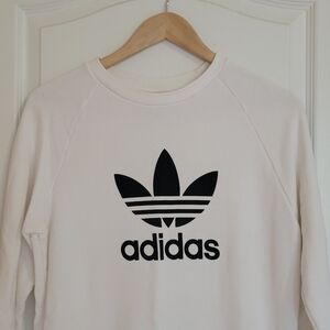 Adidas Crewneck Sweat Shirt White